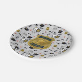 Police Themed Policeman Cop Birthday Papieren Bordje (Gekanteld)