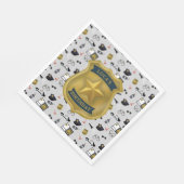 Police Themed Policeman Cop Birthday Servet (Hoek)