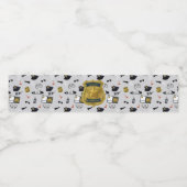 Police Themed Policeman Cop Birthday Waterfles Etiket (Enkel label)