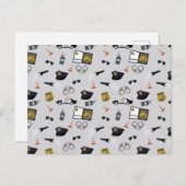 Police Themed Policeman Cop Pattern Feestdagenkaart (Voorkant / Achterkant)