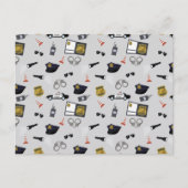 Police Themed Policeman Cop Pattern Feestdagenkaart (Voorkant)