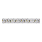 Police Themed Policeman Cop Pattern Grosgrain Lint (Voorkant)