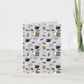 Police Themed Policeman Cop Pattern Kaart (Voorkant)