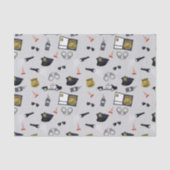 Police Themed Policeman Cop Pattern Tissuepapier (Voorkant)