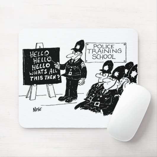 Police Training School Mouse Mat Muismat (Met muis)