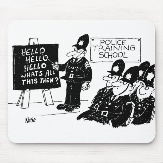 Police Training School Mouse Mat Muismat (Voorkant)