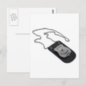 PoliceBadgeLeatherHolder120911 Briefkaart (Voorkant / Achterkant)