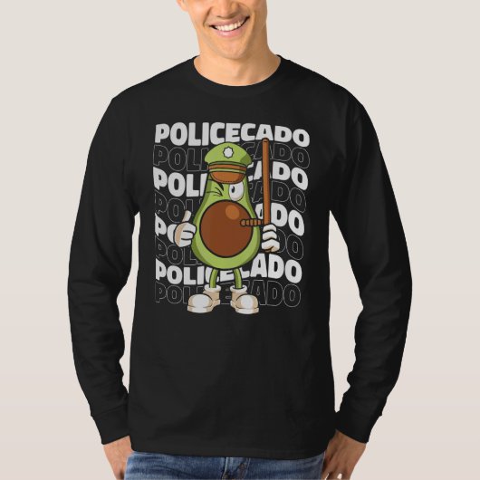 Policecado Support Law Enforcement Police Agent T-shirt (Voorkant)