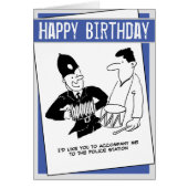 Policeman asks man to accompany him  (Voorkant)