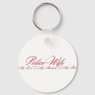Policeman Husband Hero Sleutelhanger