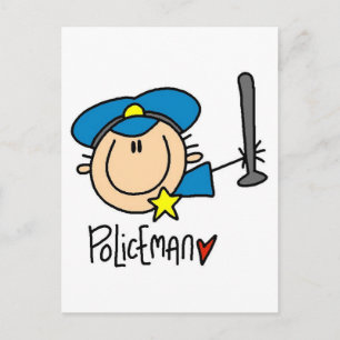 Policeman Occupation Briefkaart