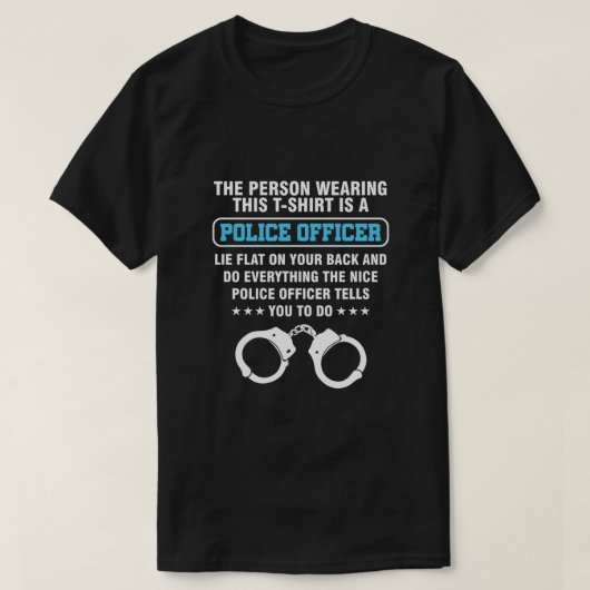 Policeman Policewoman Cop Officers T-shirt (Design voorkant)