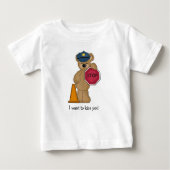 Policeman Teddy Bear T-Shirt (Voorkant)