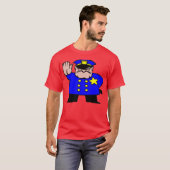 Policeman - Vaderdag T-shirt (Voorkant volledig)