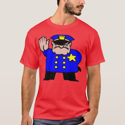 Policeman - Vaderdag T-shirt (Voorkant)