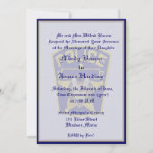 Policeman Wedding Uitnodiging (Achterkant)