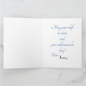 Policeman's Birthday Kaart (Binnen)