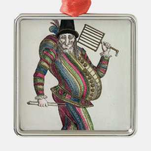 Polichinelle Metalen Ornament