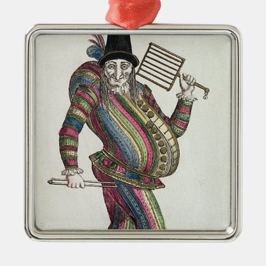Polichinelle Metalen Ornament (Voorkant)