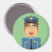 Policia Magneet (Voorkant / Achterkant)