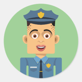 Policia Ronde Sticker