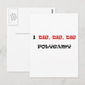 POLIGAMY BRIEFKAART (Voorkant / Achterkant)