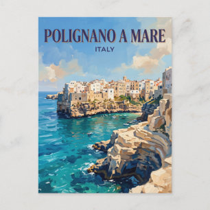 Polignano a Mare Adriatische Kust Italië Briefkaart