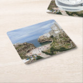 Polignano a Mare City strand in Puglia onderzetter (Schuin)