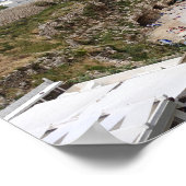 Polignano a Mare City strand in Puglia poster (Hoek)