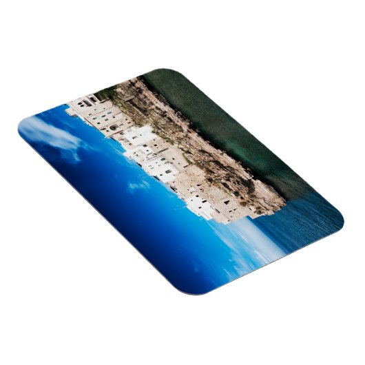 Polignano a Mare-huizen op een klif in Puglia Magneet (Rechterzijde)