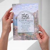 Polignano a Mare Italian Themed Bridal Shower Kaart