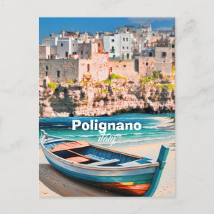Polignano a Mare Italië ansichtkaart, Italië Reis Briefkaart