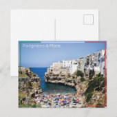 Polignano a Mare - Italië Briefkaart (Voorkant / Achterkant)