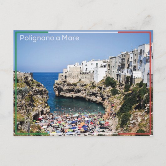 Polignano a Mare - Italië Briefkaart (Voorkant)
