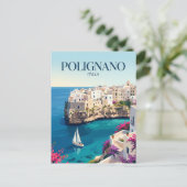 Polignano a Mare Italië Briefkaart (Staand voorkant)
