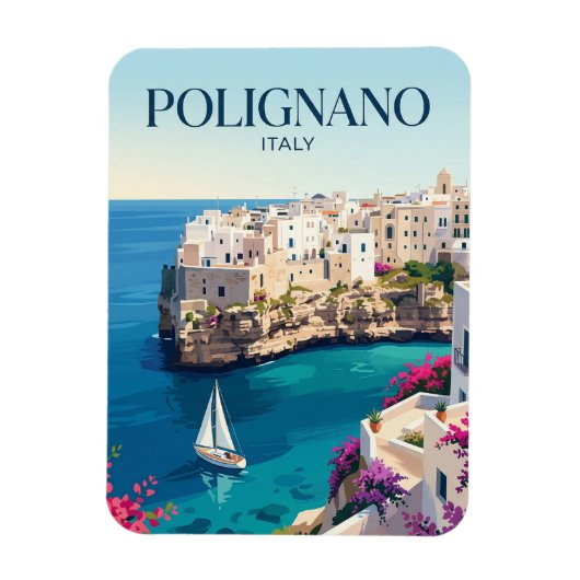 Polignano a Mare Italië Magneet (Verticaal)