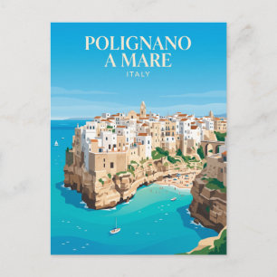 Polignano a Mare Kliffen Italië Briefkaart