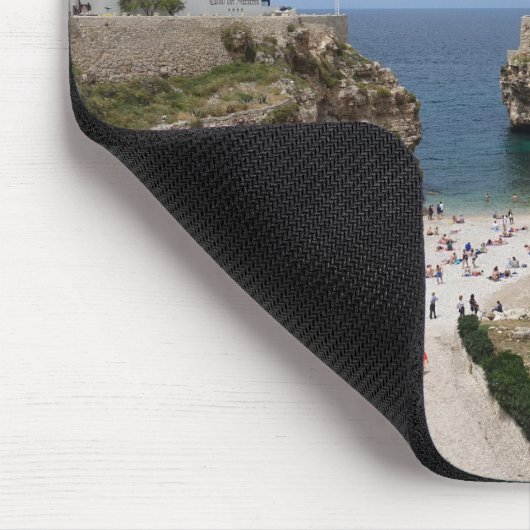 Polignano a Mare stedelijk strand in Puglia mousep Muismat (Hoek)