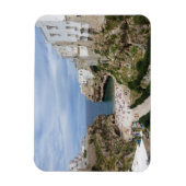 Polignano een Mare stad strand rechthoekige magnee Magneet (Verticaal)