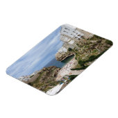 Polignano een Mare stad strand rechthoekige magnee Magneet (Linkerzijde)