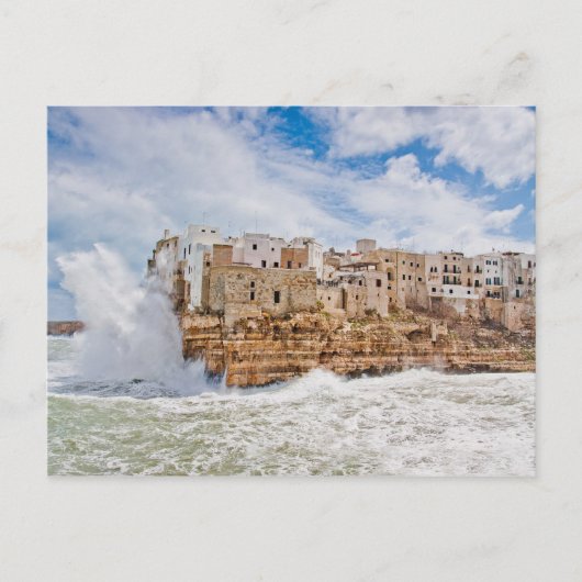 Polignano, ten zuiden van Italië Briefkaart (Voorkant)