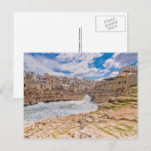 Polignano, ten zuiden van Italië Briefkaart (Voorkant / Achterkant)