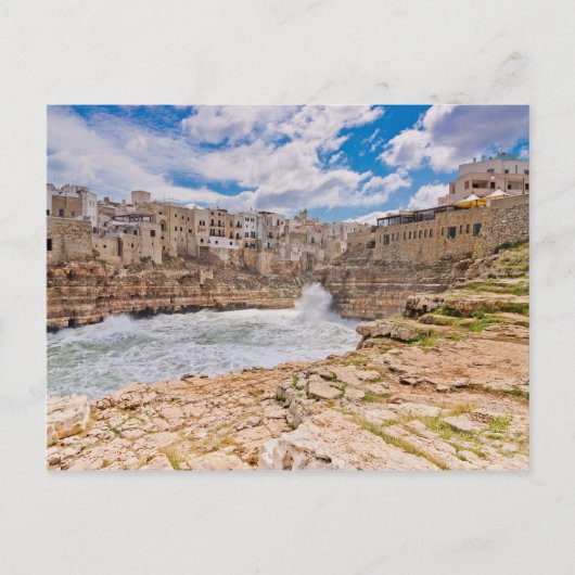 Polignano, ten zuiden van Italië Briefkaart (Voorkant)