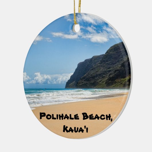 Polihale Kaua'i Keepomwille Keramisch Ornament (Links)