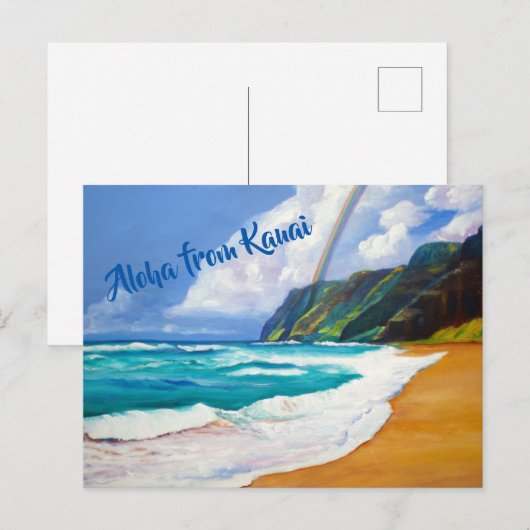 Polihale Rainbow Briefkaart (Voorkant / Achterkant)