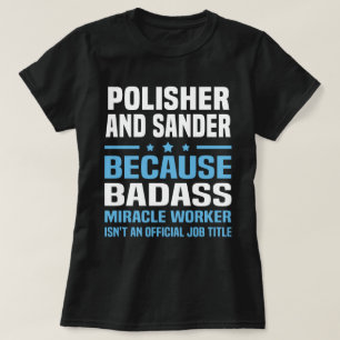 Polijstmachine en schuurmachine t-shirt
