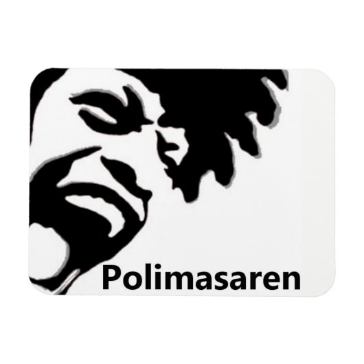 Polimasaren kylskåpsmagnet magneet (Horizontaal)
