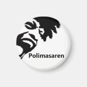 Polimasaren kylskåpsmagnet rund magneet (Voorkant)
