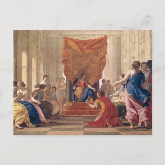 Poliphilus Kneeling voor Queen Eleuterylida Briefkaart (Voorkant)