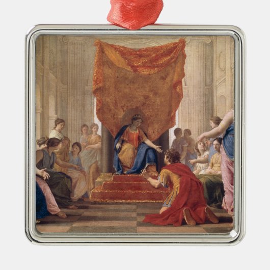 Poliphilus Kneeling voor Queen Eleuterylida Metalen Ornament (Voorkant)